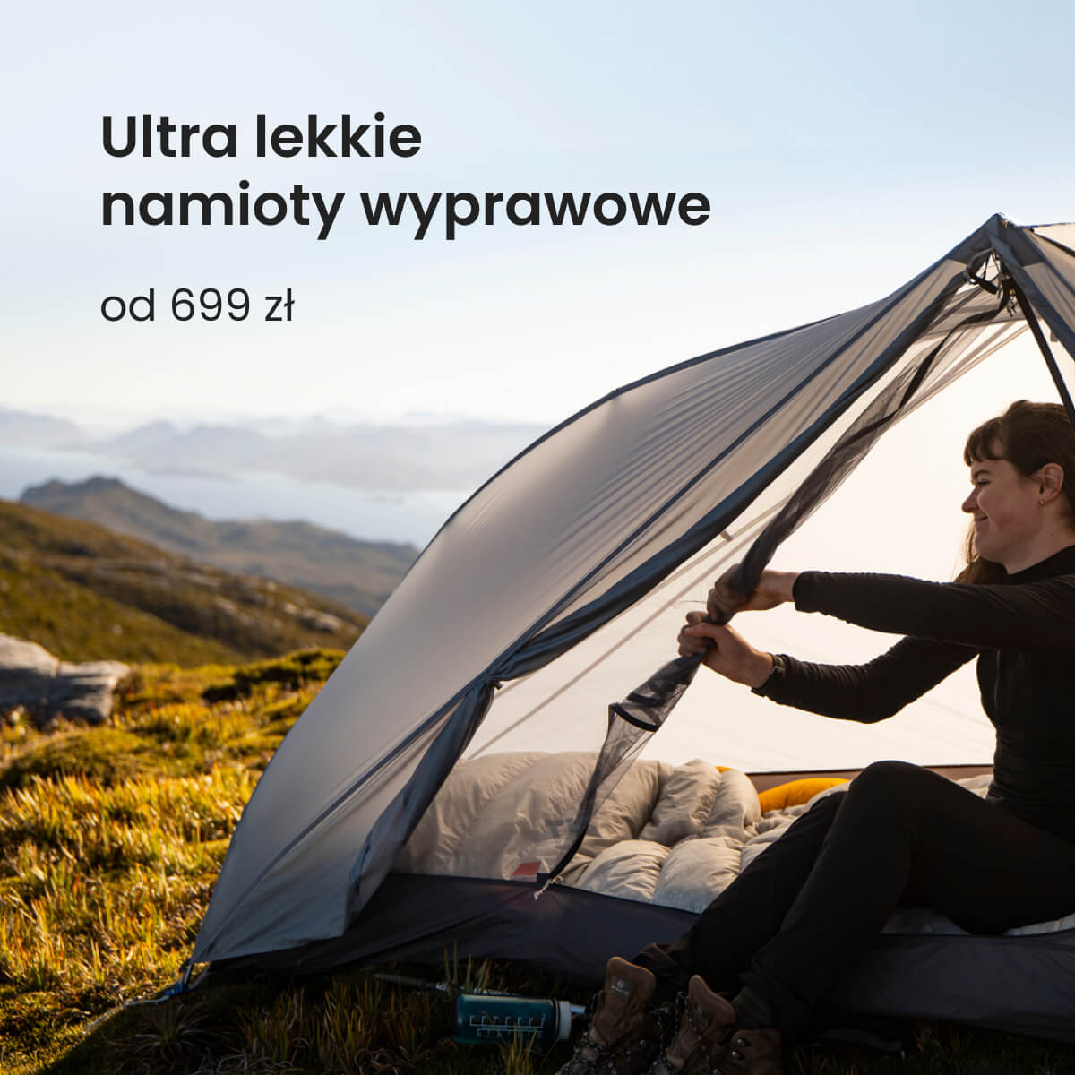 Ultra lekkie namioty wyprawowe od 699 zł